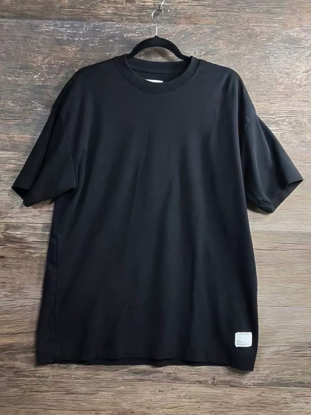 Classic Black Crew Neck Short Sleeve Tee